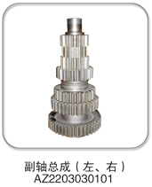 AZ2203030101,副軸總成(左、右),濟(jì)南納沛貿(mào)易有限公司